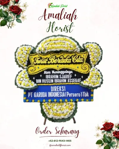 Papan Bunga Duka di Menayu