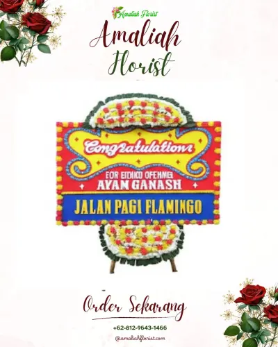 Bunga Papan Congratulation di Menayu